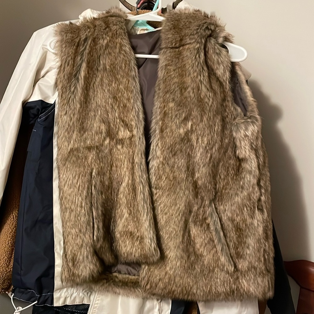 Hollister Faux Fur Vest